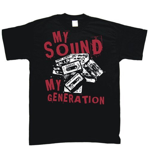 My Sound My Generation (czarna - brązowy napis )