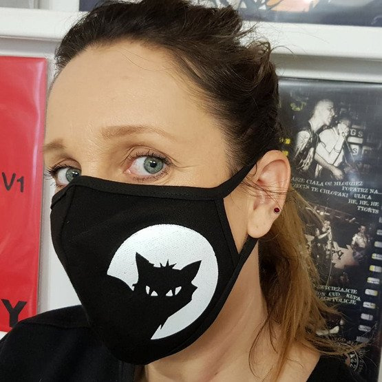 Maseczka z nadrukiem (Kot)