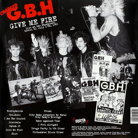 Give Me Fire: Live At The Showplace Dover NJ July 17th 1983  (LP, czarny winyl)