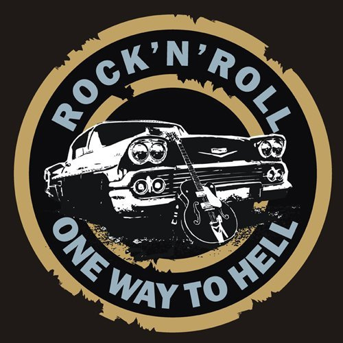 Rock'n'roll - One Way To Hell  (dziecięca, czarna)