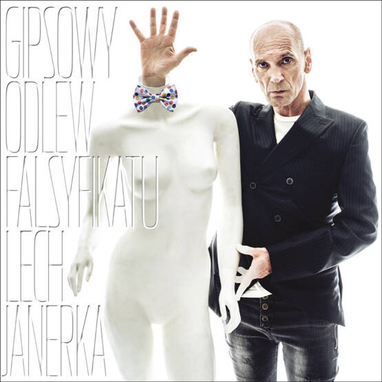 Gipsowy odlew falsyfikatu (LP, czarny winyl)